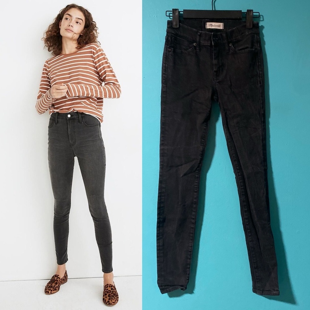 Madewell 24 Black Skinny Skinny Jeans Cotton Blend